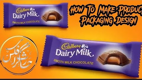 How To Make Product Packaging Design ||in coreldraw Chocolate cadbury mockup||