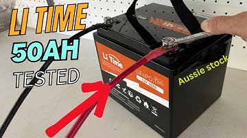 Li Time 50ah lifePO4 Battery. Unbox and Test