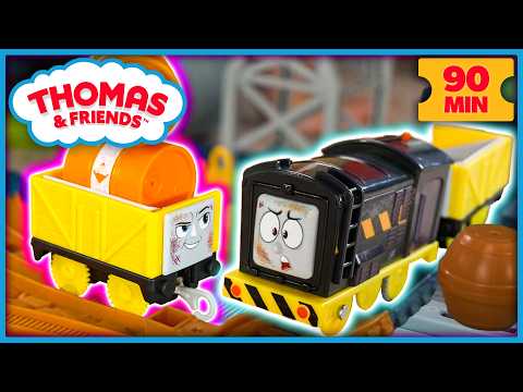 👀 ¿Qué Está Haciendo Diesel Hoy? | ¡Cuidado, Thomas! | 90 Minutos | ¡Historias para Niños!