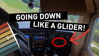 Cessna Engine Failure Out-Landing: Glider Instructor Reacts!