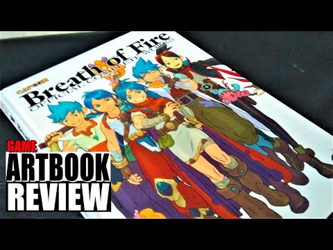 Breath of Fire Official Complete Works 하드 커버 아트 북 리뷰