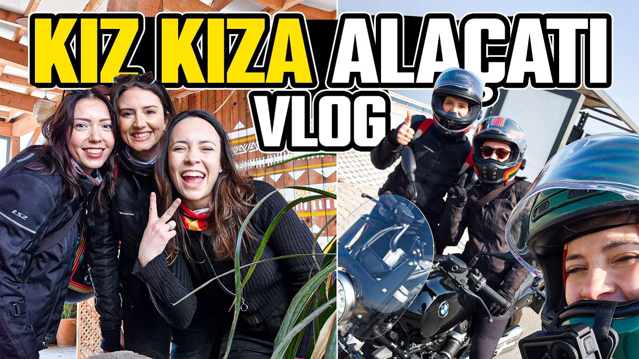 Kız Kıza Alaçatı | Yamaha XSR700 - BMW R12 - HERO Xpulse200