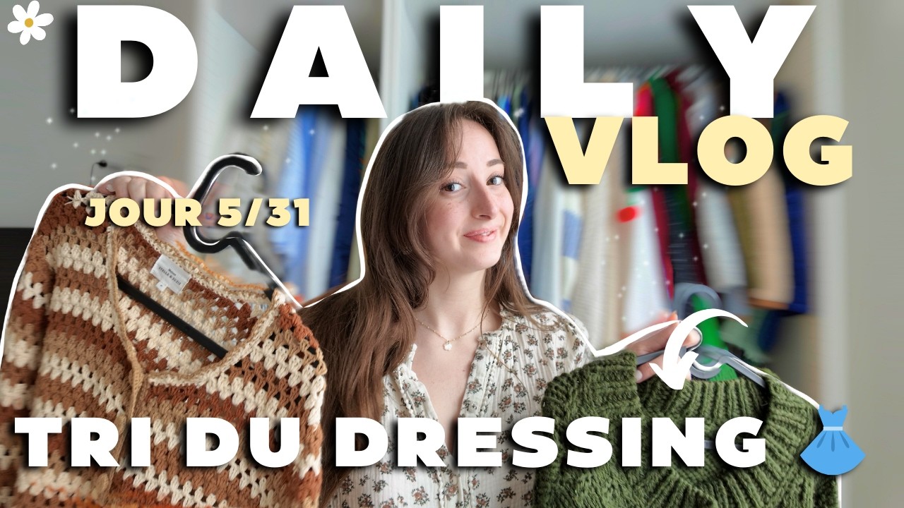 Ep 5 ► RANGEMENT DE L’APPART : dressing, linge, vaisselle POUR APAISER SON ESPRIT ✨