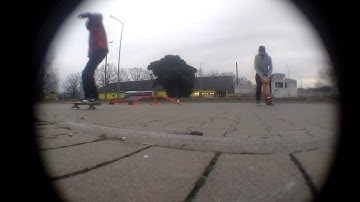 Switch pop shuvit late flip slow motion