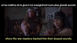 FRENCH LESSON - learn french with movies ( french + english subtitles )  CONAN the Barbarian part2