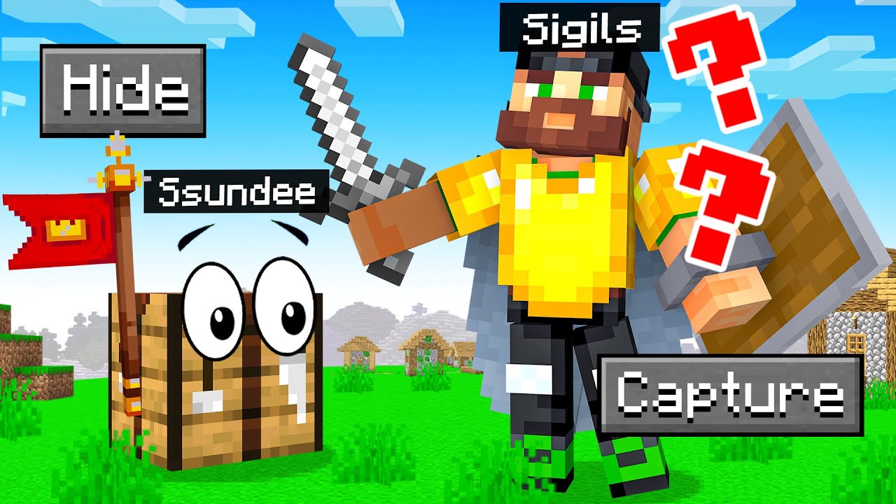 BLOCK HUNT Capture the Flag in Minecraft
