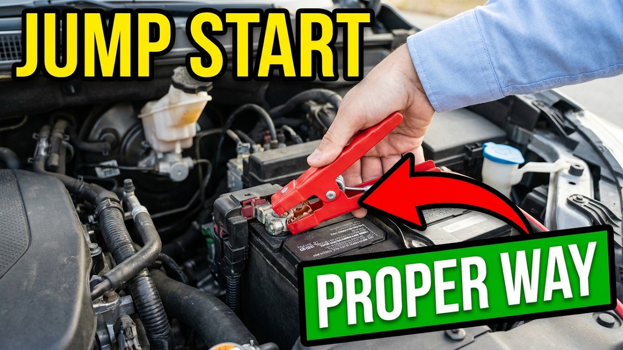 How to PROPERLY use Jumper Cables (Step by Step) - YouTube