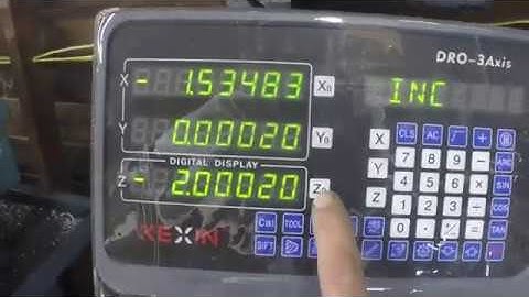 ToAuto DRO Linear Compensation 2