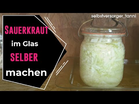Video: Köstlich Sauerkraut für den Winter im Glas