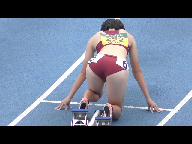 日本インカレ陸上2024 女子400mハードル 5 - YouTube