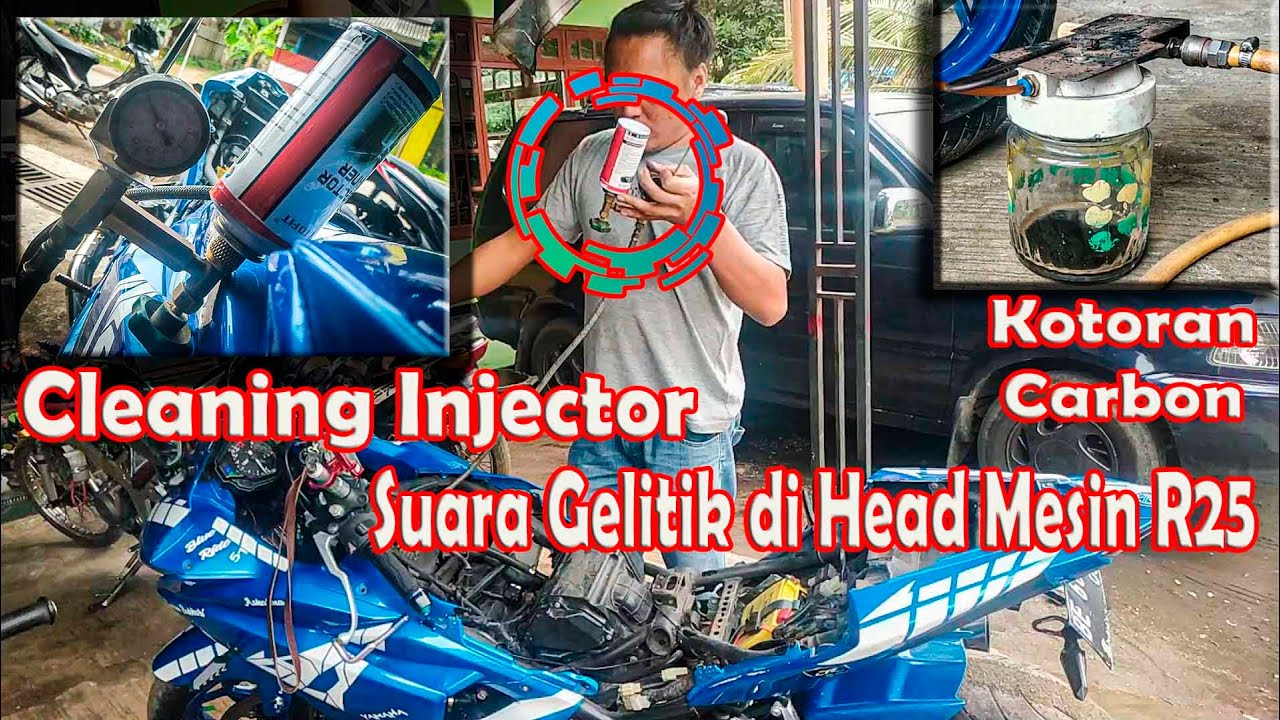 Service Rutin Yamaha R25 Ga Harus ke Dealer (Cleaning Injector ...