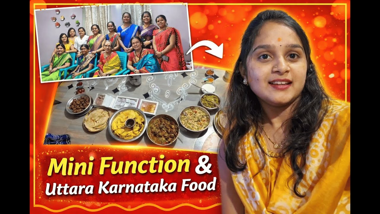 Function ಯಾರದು ಗೊತ್ತಾ😍| Uttara Karnataka Authentic Food at Mini Function😋|