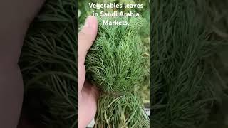 Vegetables leaves in Saudi Arabia market. #manandwonder