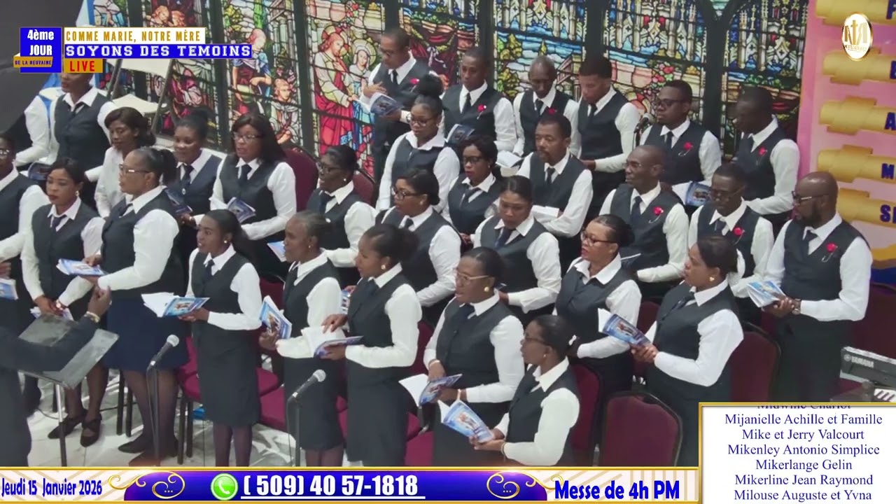 Messe de 4h PM du 4ème jour de la Neuvaine à Notre Dame d'Altagrâce | Jeudi 15 Janvier 2026