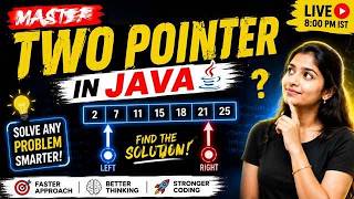 Two Pointer Algorithm in Java 🔥 | Crack LeetCode Faster | Every Beginner Must Learn! | LIVE Tamil