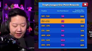 Celebrity Playing EVERY Brawler to gain Star Points... 🍊 Profile