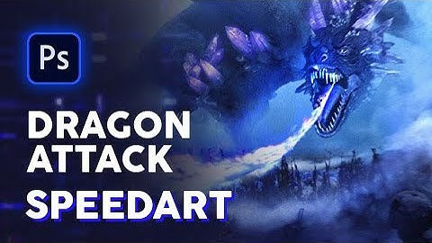Create a Manipulation DRAGON ATTACK in Photoshop | Fantasy Speed Art