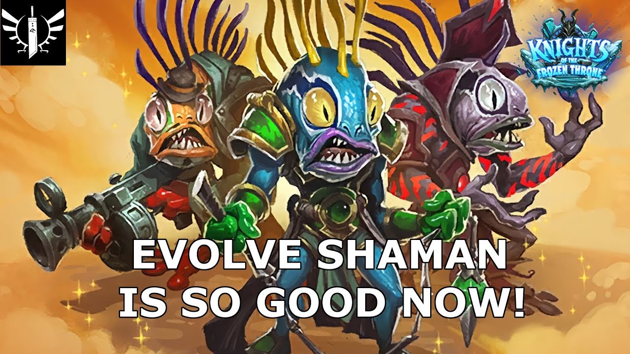 Evolve Shaman Win Streak! - [Hearthstone: Knights of the Frozen Throne]