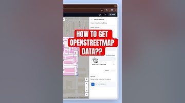 Wondering how to get OpenStreetMap data in QGIS? Here’s how I do it in Atlas #shorts #openstreetmap