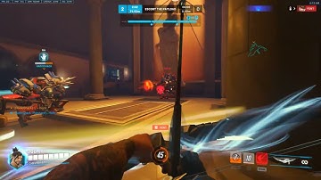 Hanzo player deletes the enemy team in their spawn