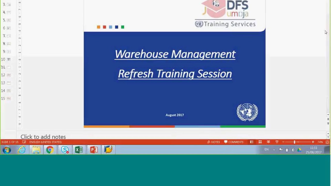 20170825 Warehouse Management Refresh Training - YouTube