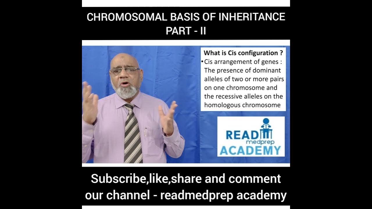CHROMOSOMAL BASIS OF INHERITANCEPARTIILINKAGECOUPLING AND