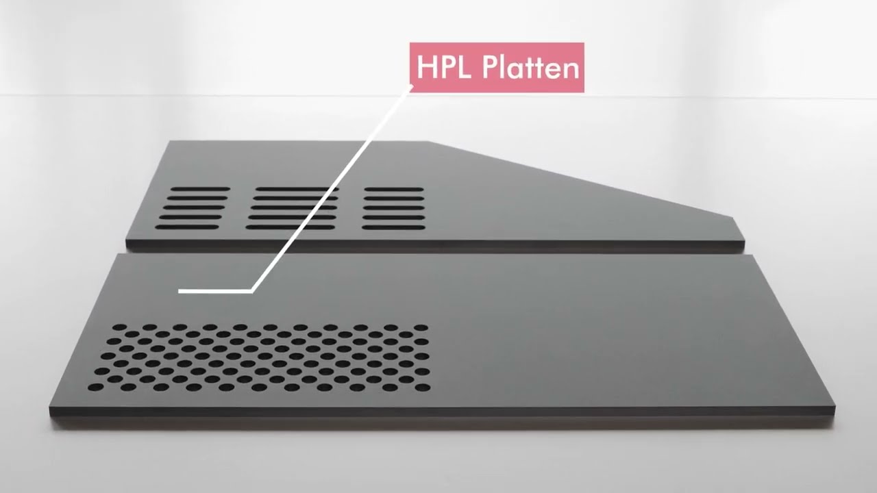HPL fräsen auf einer Portalfräsmaschine von vhf