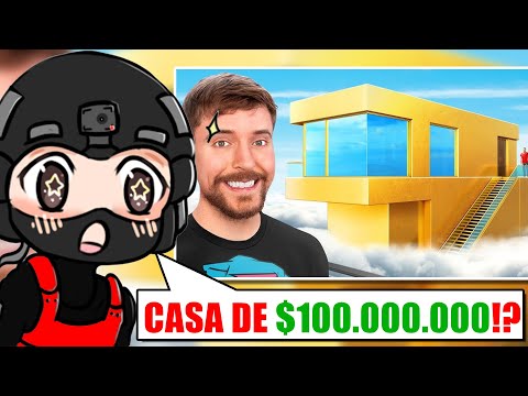 Yio Reacciona ▬ Casa de $1 Vs Casa de $100,000,000 ▬ De @MrBeast