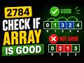 2784. Check if Array is Good | Easy Logic Explained