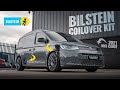 This 2021 MK5 Caddy gets ALL NEW @BILSTEIN Coilovers + Rotiform Wheels!