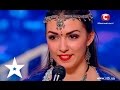 Charming ukrainian girl performs bollywood dance on ukraines got talent