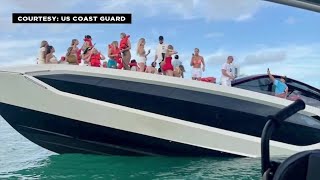 Completely Vertical 32 Rescued After 63-Foot Yacht Takes On Water Off Monument Island