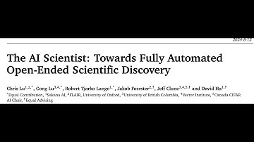 [QA] The AI Scientist: Towards Fully Automated Open-Ended Scientific Discovery