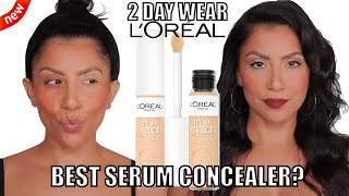 2 DAY WEAR *new* L'OREAL TRUE MATCH RADIANT SERUM CONCEALER  *dry undereyes* | MagdalineJanet