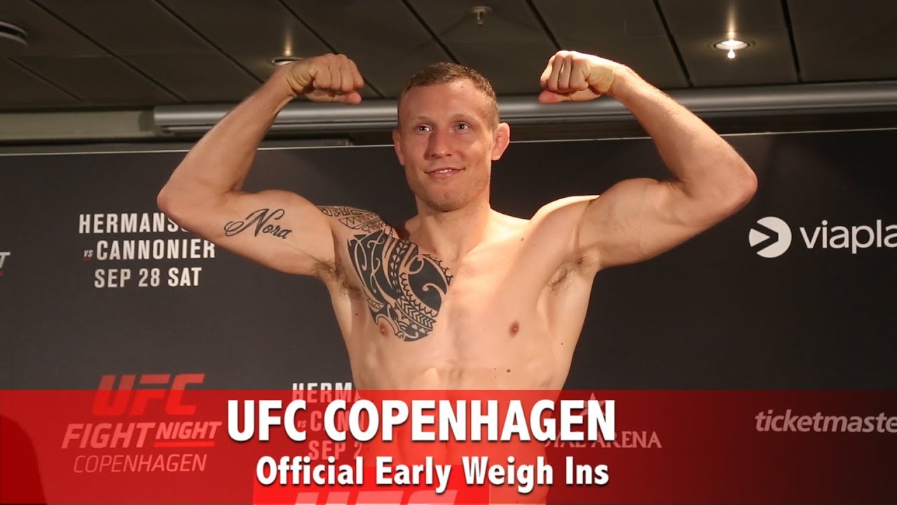 Full UFC Copenhagen Official weigh in Highlights