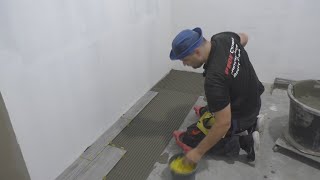 видео: Укладываю плитку у себя в мастерской! картинка: Укладываю плитку у себя в мастерской!