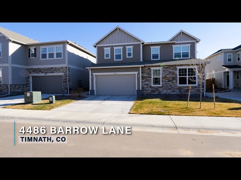 4486 Barrow Ln, Timnath, CO home video tour