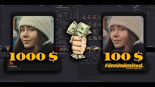 BMCC 2.5k. Film Unlimited (100$) vs Filmbox (1000$). 2023. screenshot 4