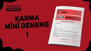 Karma Mini Deneme 1 Çözümü | Sınav Öncesi Moral Bozmadan Güzel Sorular