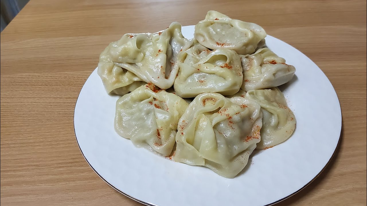 Манты по домашнему. Тесто - идеальное!