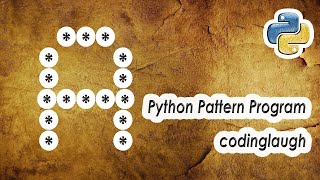 A - Alphabet Shape || Star Pattern || Python Pattern Program || Bangla (বাংলা)
