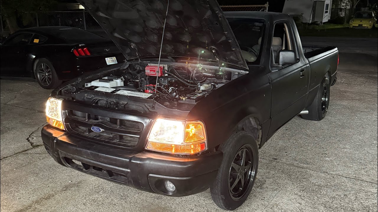 FIRST RIDE IN THE V8 SWAPPED FORD RANGER 🛻🔥 - YouTube