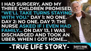 My Three Children Promised Hospital Shifts After My Surgery  Yet I Spent 13 Days Alone FAMILY STORY