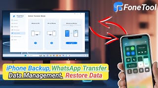 All-In-One Tool:- iPhone Backup, Data Management, WhatsApp Transfer, Restore Software || FoneTool || screenshot 4