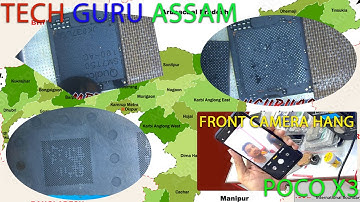 Poco x3 CPU reball full video front camera not working