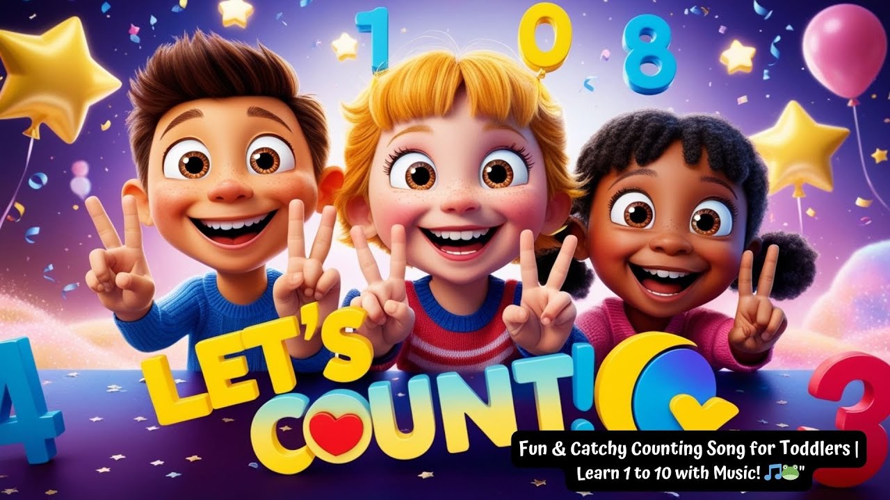 Let’s Count! 🎈 Fun & Catchy Counting Song for Toddlers Learn 1 to 10 ...
