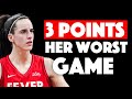 Caitlin Clark Scored 3 Points in her WORST Game as a Pro...