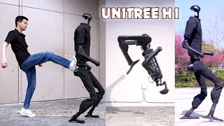 Unitree H1 Robot - Unitree H1 Humanoid Robot Can Fight, High Jumping And Running Faster, Speed