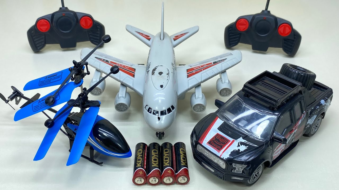 Vip RemoteControl RC Flying Helicopter with RC A380 Airbus’s and 3D Light RC Car Unboxing | Review 🥰