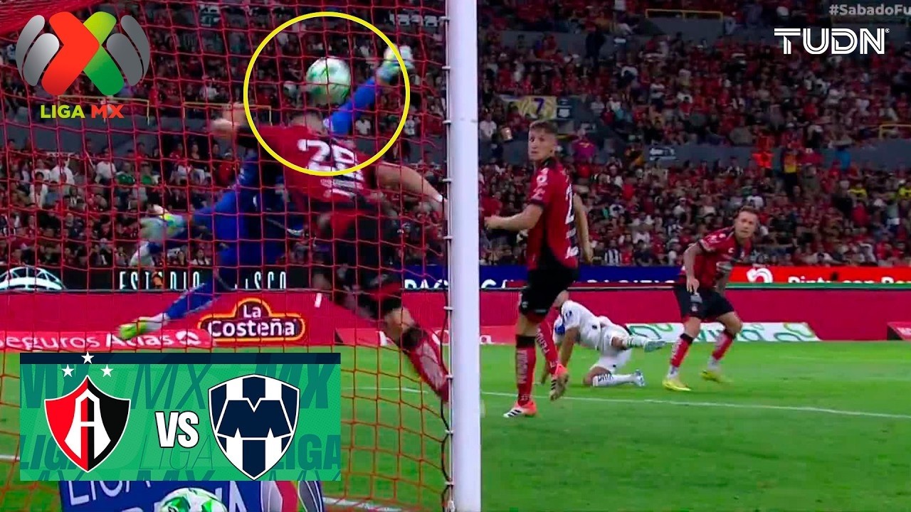 ¡QUÉ SALVADA! - Atlas vs Monterrey | Liga MX - Jornada 14 Clausura 2026 ...